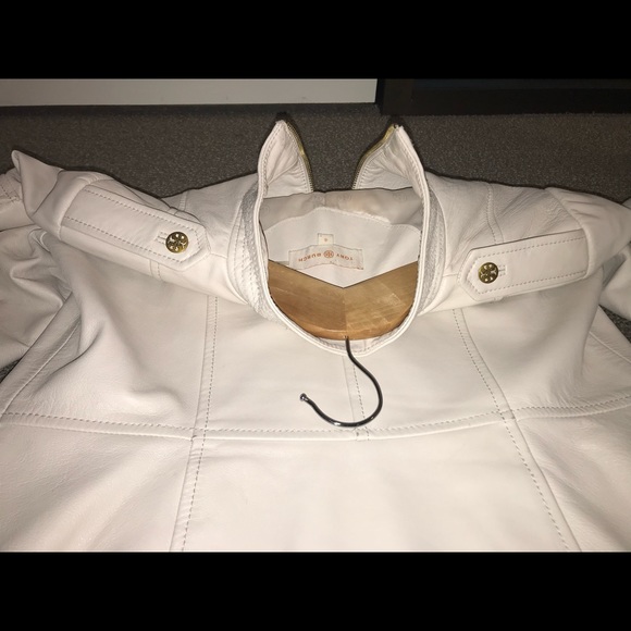 Tory Burch Leather Biker Jacket - Picture 3 of 16